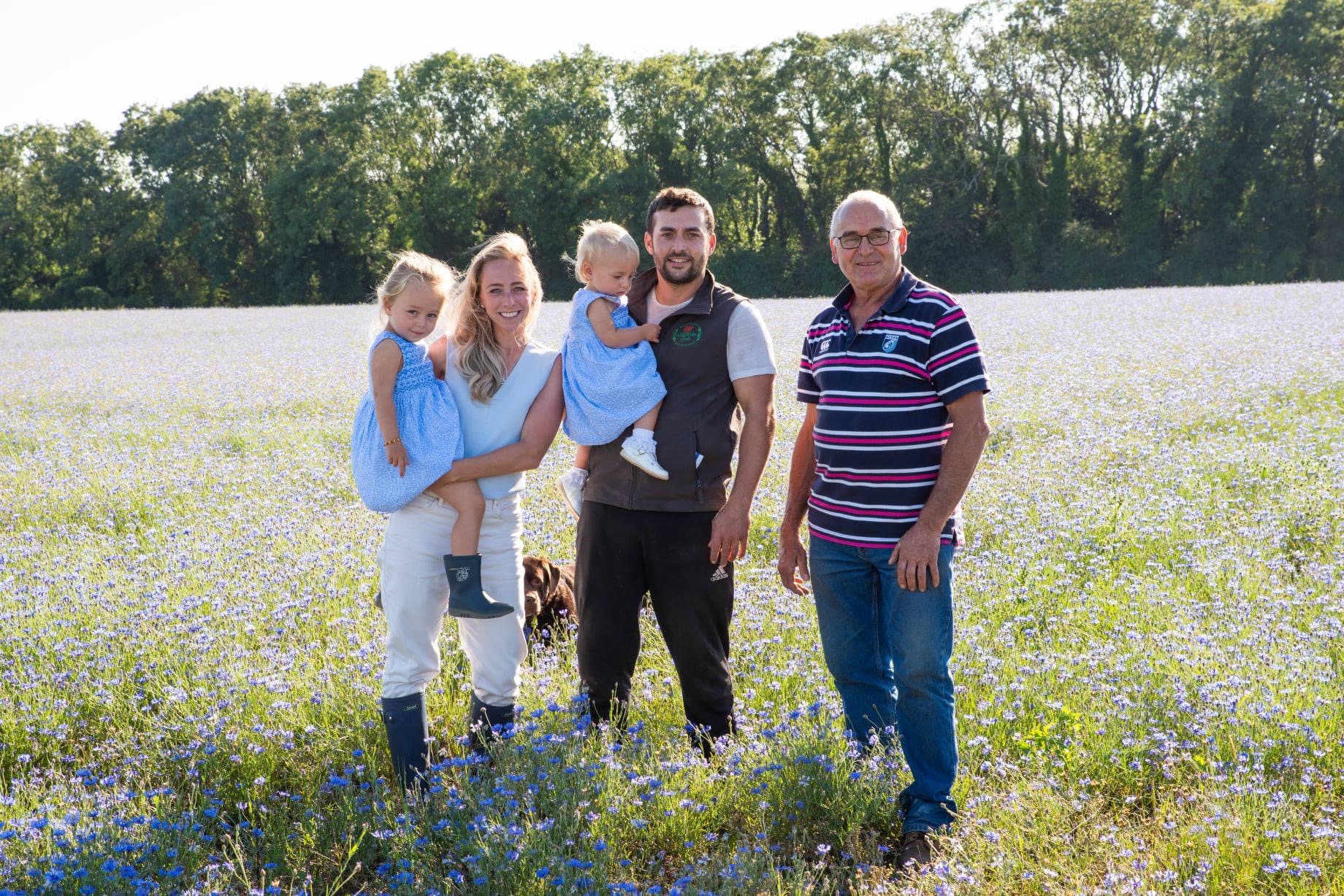 Welsh farming family, campaigning to keep their farm. 