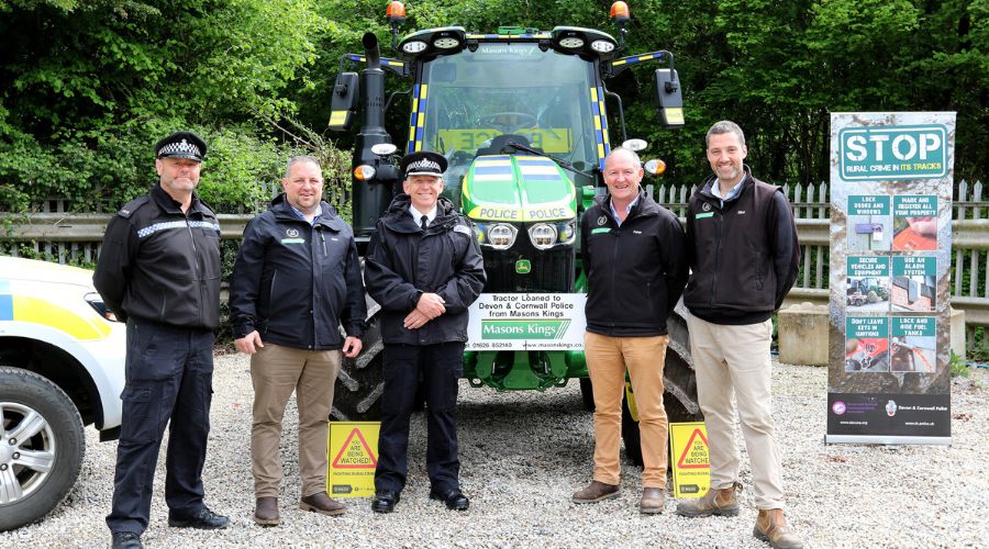 Devon and Cornwall Police are asking the local youngsters to help them choose a name for the newest tractor. 