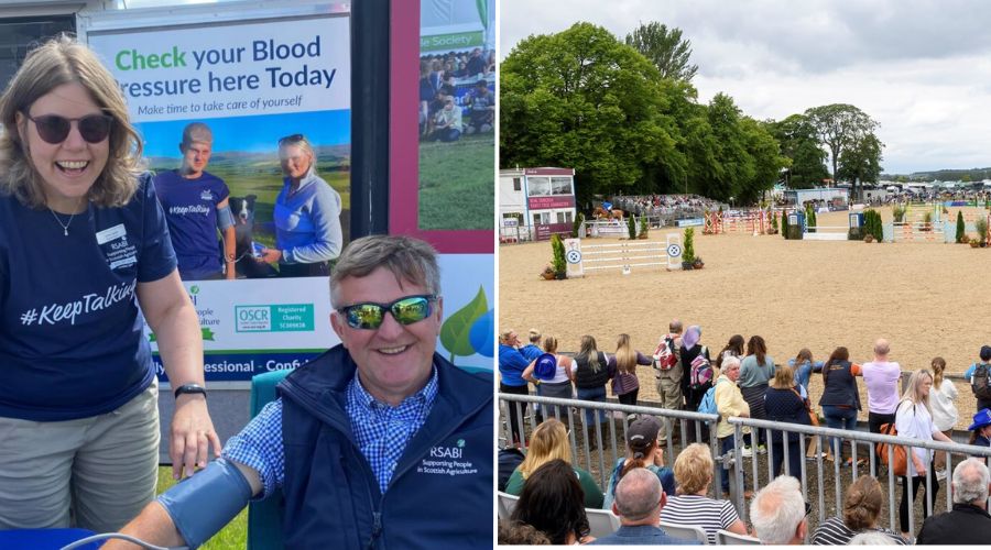 Visitors to this year’s Royal Highland Show are being encouraged to use their time away from the farm to visit RSABI’s health hut.