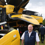 New Holland UK combine specialist, Nigel Honeyman, CR10-series combine