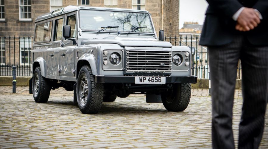 Land Rover Defender hearse