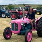 Anna Griffiths from Northamptonshire has been visiting various farming events and tractor runs, raising funds for Dementia UK. 