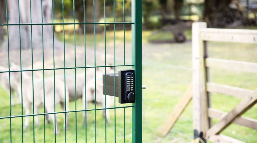 Gatemaster, which has been designing and manufacturing security hardware to protect farms, showcased solutions for gate security.