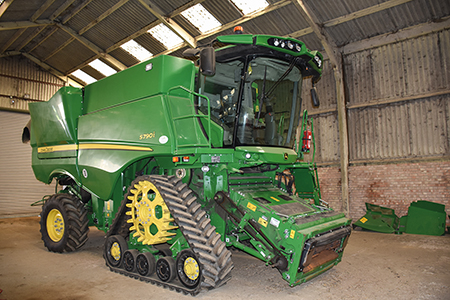 John Deere walker combine