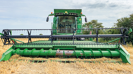 John Deere combine