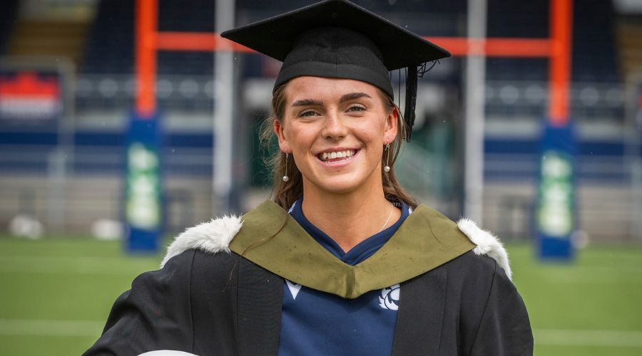 A rising star of women’s rugby and agriculture student, Emma Orr, has credited her college tutors with helping her to successfully balance her studies with a call-up to the Scotland World Cup squad.