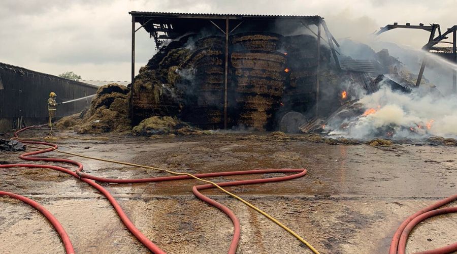 Derbyshire Fire & Rescue officers tackled a blaze that broke out on Chesterfield Road, Shirland, on Monday 19th August, at about 1 pm. 