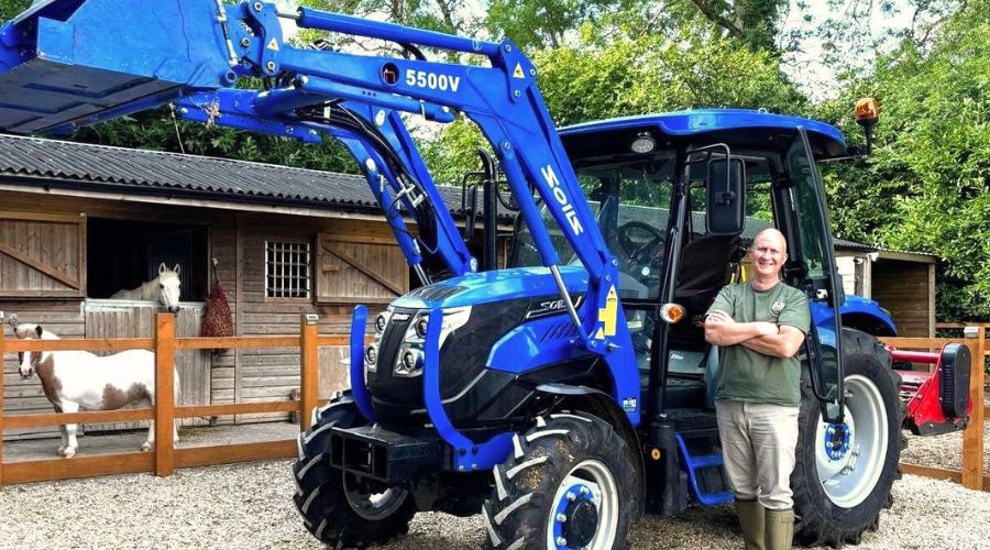 Andrew Gibson from Chipping Sodbury near Bristol, embarks on a 500-mile tractor road trip following his stage 4 prostate cancer diagnosis. 