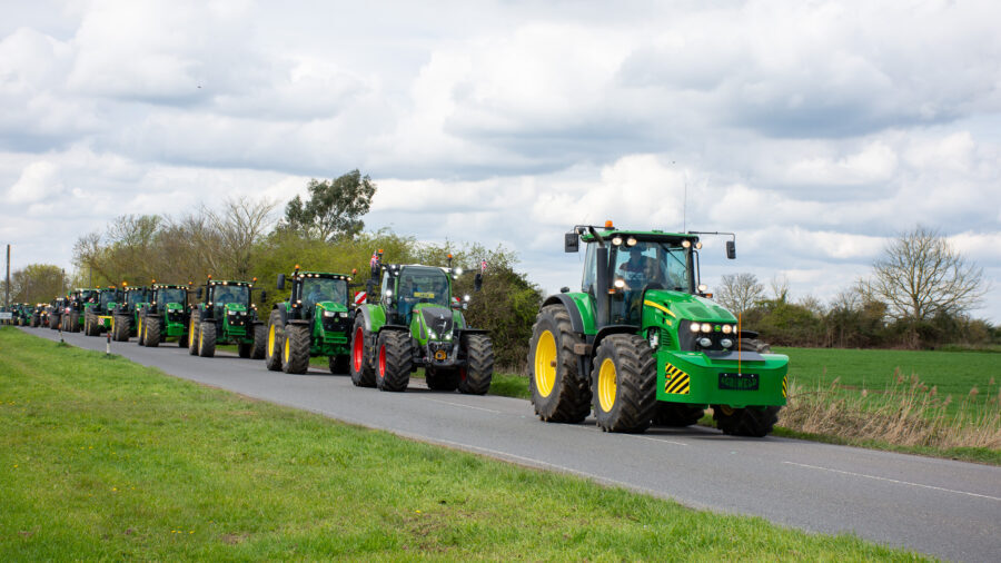 Ben Burgess tractor run