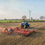 Kuhn cultivator in a field