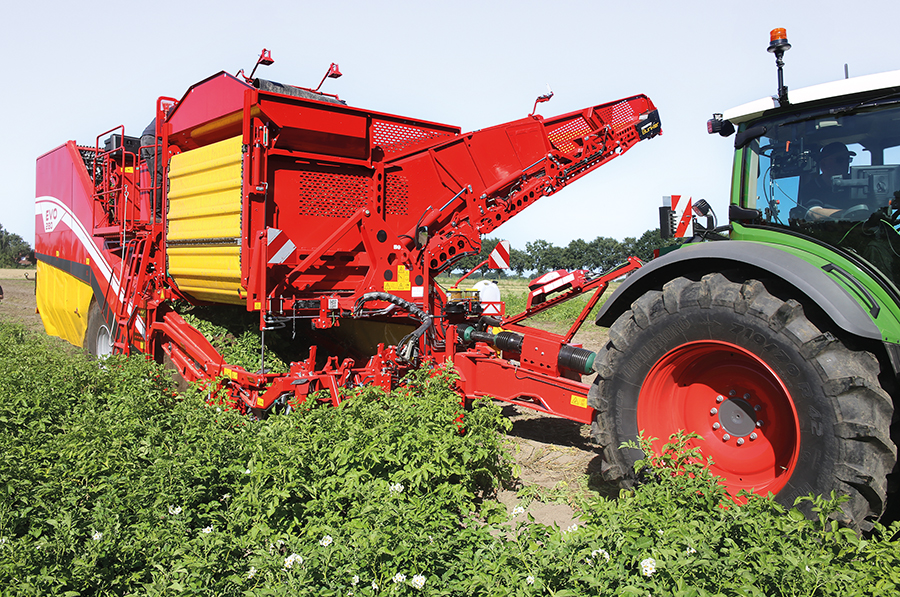 Grimme beet harvester