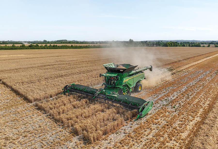 John Deere combine