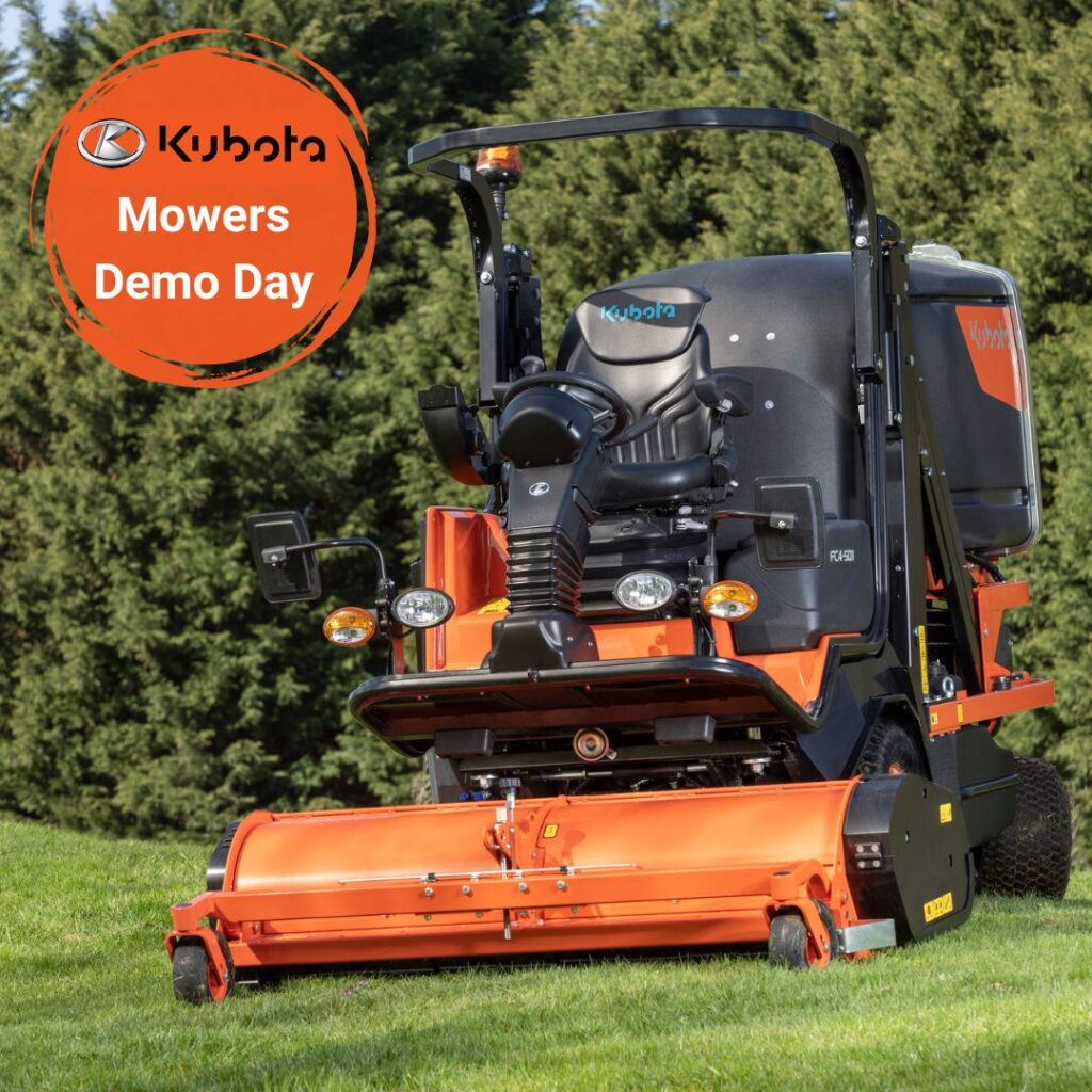 Kubota Mowers Demo Day event on farm machinery website