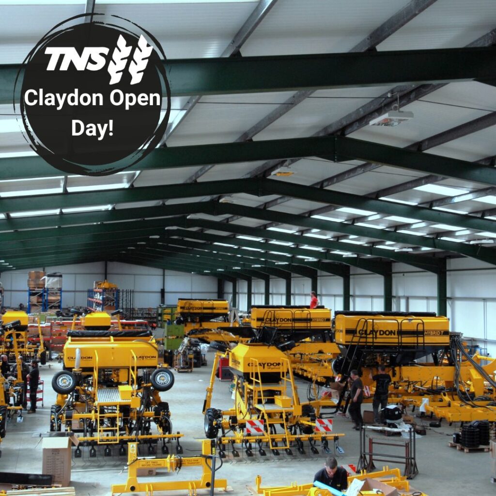 Claydon Open Day and Working Demo event on farm machinery website