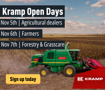 Kramp advert on farm machinery website