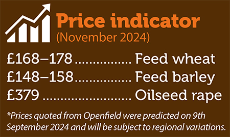 grain and crop price indicator