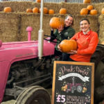 Sisters from Bates Farm, Fiona and Alison Wilshaw, have been raising money for Cancer Research this pumpkin season in memory of their dad.