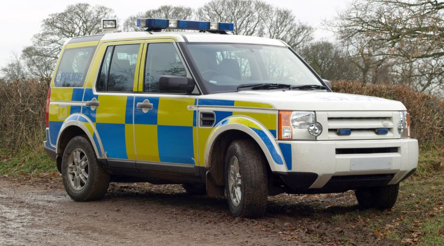 Rural 4x4 police vehicle