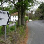 road with a sign saying A5 Londonderry