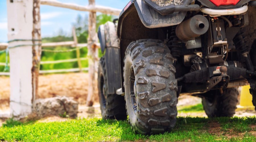 A Lancashire farmer Neil Greenwood hogtied two men who trespassed on his land to a quad bike and drove them to a police station. 