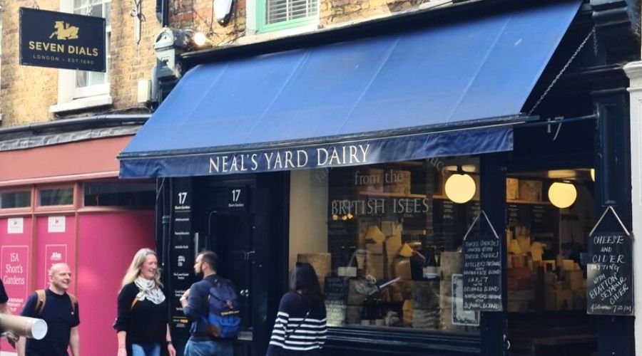 A man was arrested after over 950 wheels of cheddar, worth £300,000, was stolen from a London artisanal cheese maker, Neal’s Yard Dairy.