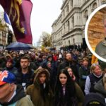 Jeremy Clarkson joined other farmers who protested against changes to the inheritance tax, demanding Labour to “back down”. 