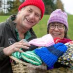 Congregation of St Mary’s Church in Dunblane was busy knitting hats to keep farmers and raising awareness of agricultural charity RSABI.   