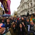 Jeremy Clarkson joined other farmers who protested against changes to the inheritance tax, demanding Labour to “back down”. 