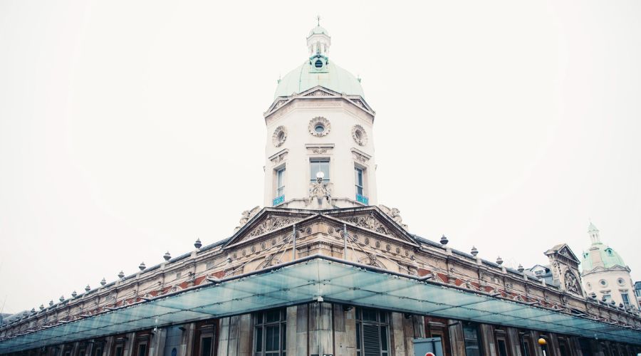 Smithfield meat market exterior 