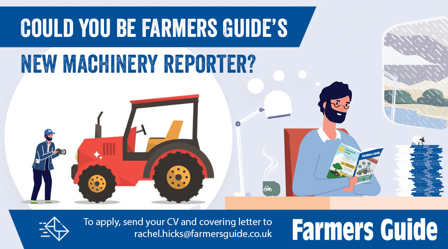 Farmers Guide machinery reporter job