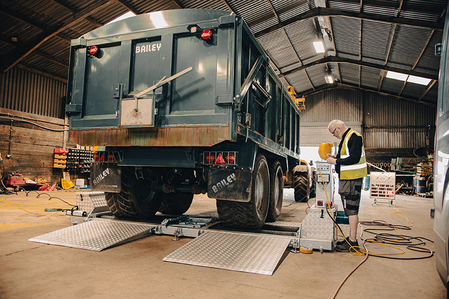 TotalKare agricultural brake testing