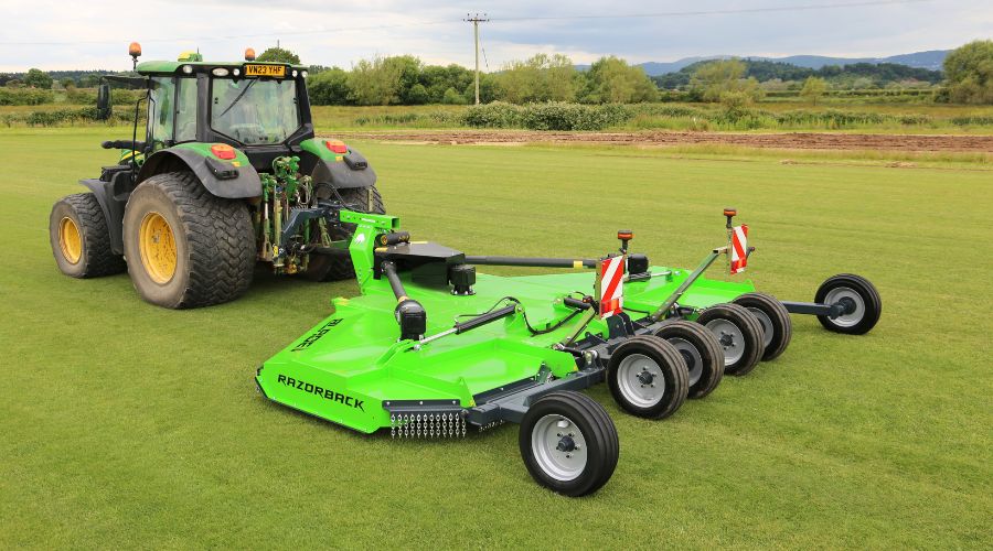 Razorback, the award-winning British manufacturer, is set to launch two exciting new products: the Razorback 57 Reach Mower and the Razorback Blade Rotary Mower.