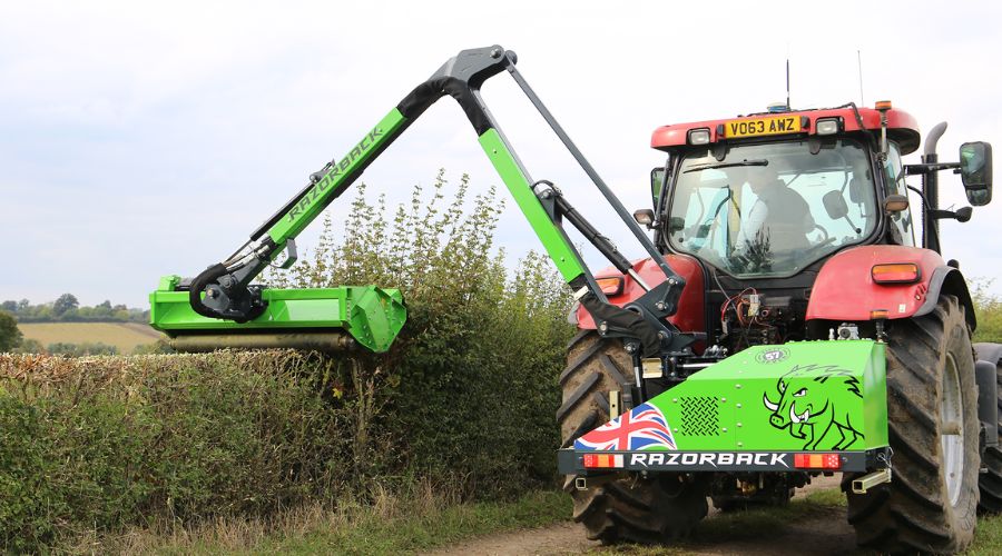 Razorback, the award-winning British manufacturer, is set to launch two exciting new products: the Razorback 57 Reach Mower and the Razorback Blade Rotary Mower.