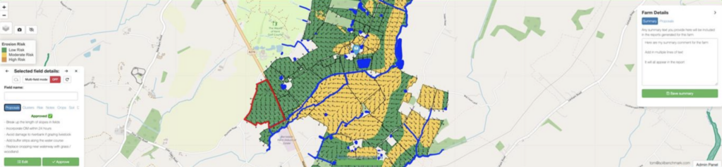 Soil Benchmark webinar event on farm machinery website