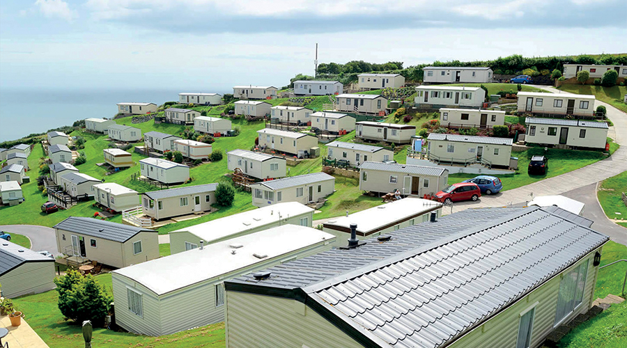 static caravan park