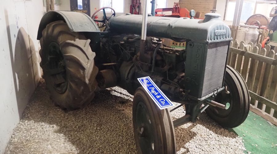 light blue Fordson Standard N Tractor