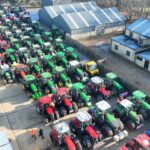 Over 100 tractors are taking part in the farmers’ rally on the A14 in Suffolk. British farmers will meet in London 10th February.