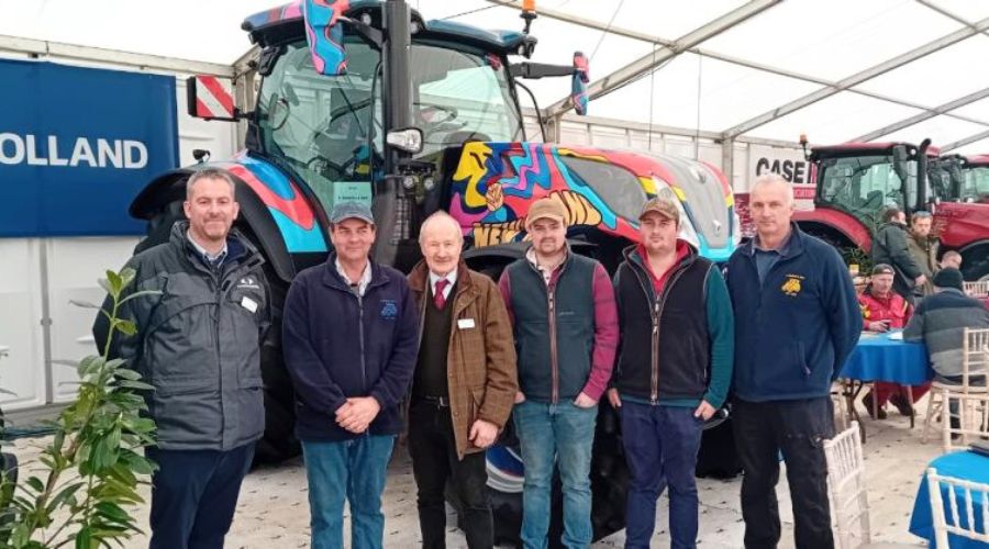 Buckinghamshire-based farm H Maskell & Son became the owner of the special edition 60th anniversary New Holland T7 tractor.