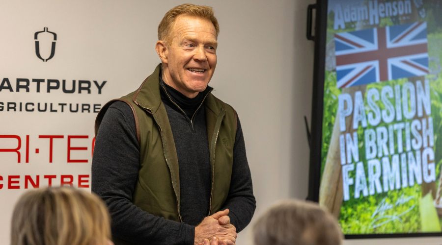 Rural mental health champion and BBC Countryfile presenter Adam Henson hosted a Mental Health Awareness Workshop for farmers.