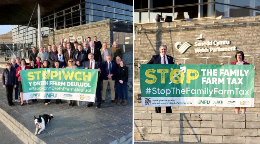 NFU Cymru members from across Wales listened to a debate on the proposed changes to inheritance tax that took place in the Senedd. 